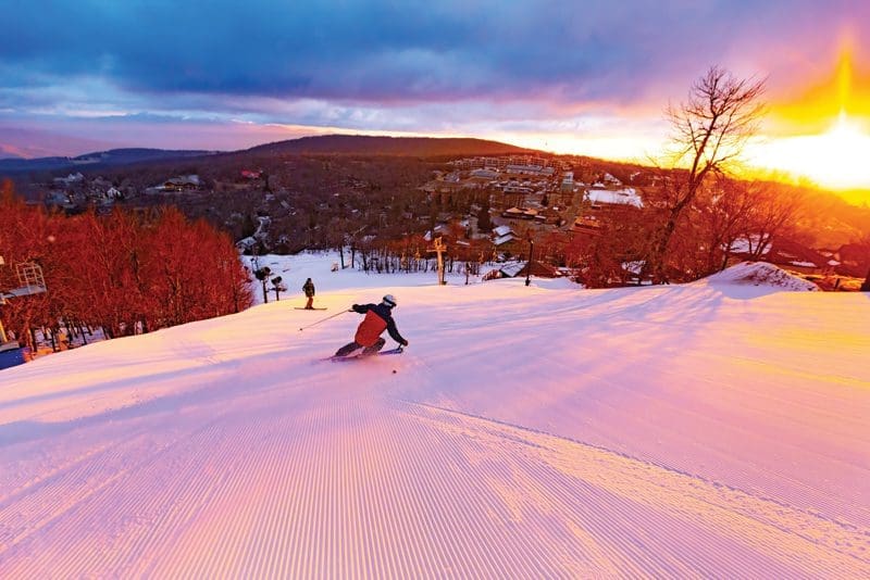 Beech Mountain Skiier